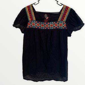 ✨NWOT Johnny Was Embroidered Blouse Multi-Colored✨